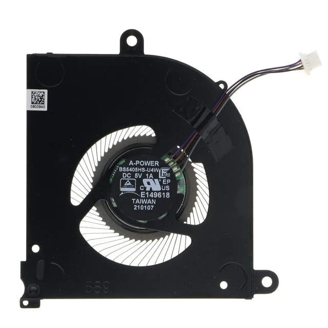 Alt view image 6 of 6 - CPU&GPU Cooling Fan for MSI Stealth 15M A11UEKV-009US MS-1563 BS5405HS-U4W BS5405HS-U4X