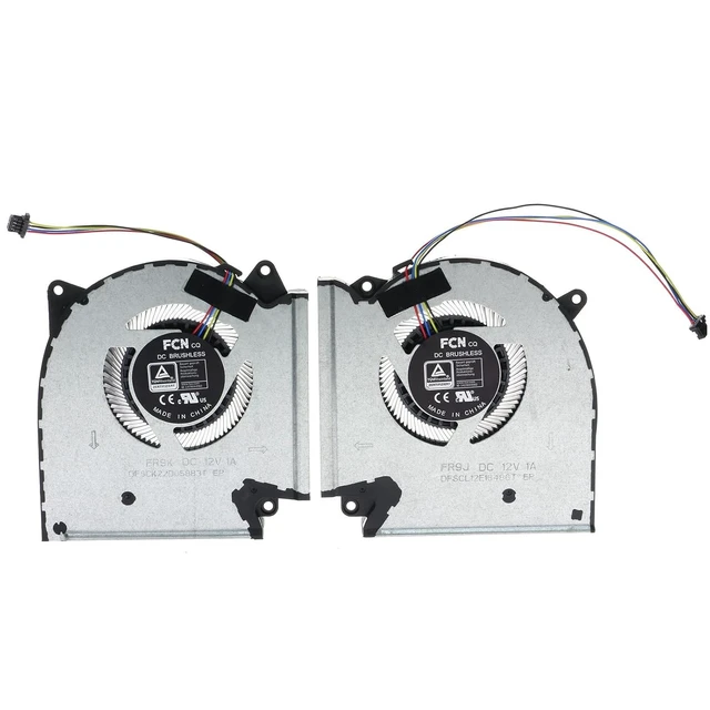 Alt view image 5 of 7 - CPU & GPU Cooling Fan for ASUS ROG Strix G15 Advantage Edition G513QY G713QY FR8A FR9J DFSCL12E16486T 13NR06X0T02011 FR8B FR9K DFSCK22D05883T 13NR06X0T01011 12V