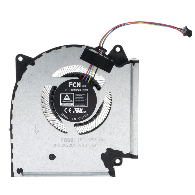 Alt view image 7 of 7 - CPU & GPU Cooling Fan for ASUS ROG Strix G15 Advantage Edition G513QY G713QY FR8A FR9J DFSCL12E16486T 13NR06X0T02011 FR8B FR9K DFSCK22D05883T 13NR06X0T01011 12V
