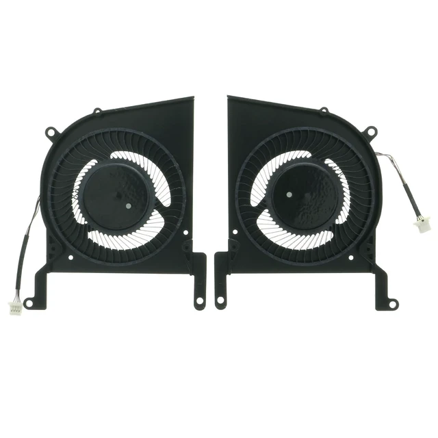 Alt view image 2 of 6 - Compatible CPU & GPU Cooling Fan for MSI 14K2 Stealth 14 AI Studio A1V A13UDX A13VE A13VF A13VG MS-14K2 | Replaces BS5412HS-U6H U6L U6S U6T | DC12V 0.55A 4-Pin | 14K2-CPU 14K2-GPU
