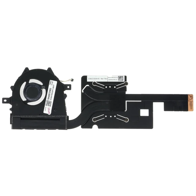 Alt view image 2 of 4 - Replacement CPU Cooling Fan with Heatsink for Lenovo Yoga S730-13IWL S730-13IML Ideapad 730S-13 2019 5H40S72903 81J0 81JB ND55C51-18C01