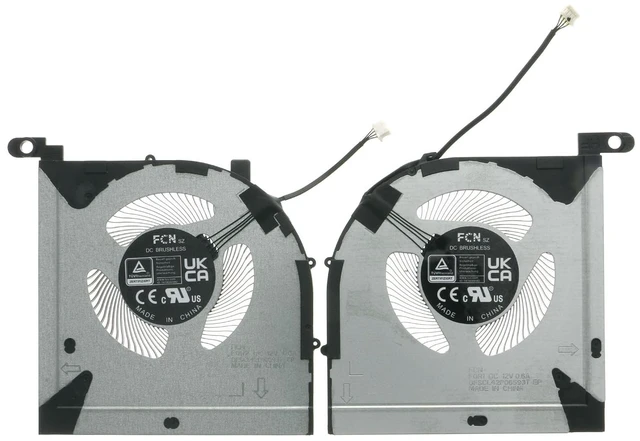 Main image of CPU & GPU Cooling Fan for Lenovo Legion Slim 5 16APH8 82Y9 | 5H40S20940 5H40S20941 5H40S20942 Y580L AMD FQR1 DFSCL42P06593T / FQR2 DFSCL42P16593T 12V 0.6A Replacement Fans (CPU and GPU Fan)