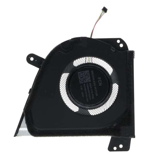 Alt view image 4 of 6 - CPU & GPU Cooling Fan for ASUS ROG Zephyrus M16 (2022) GU603ZE GU603ZM GU603ZW GU603ZX FP9R 13NR08R0T02011 FP9Q 13NR08R0T03011