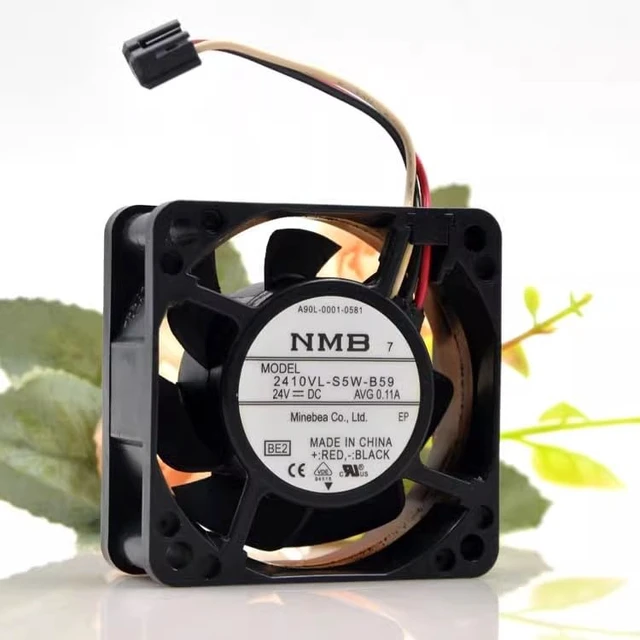 Alt view image 2 of 4 - 1 PCS 2410VL-S5W-B59 24V 0.11A 60×60×25mm Fanuc Waterproof Cooling Fan