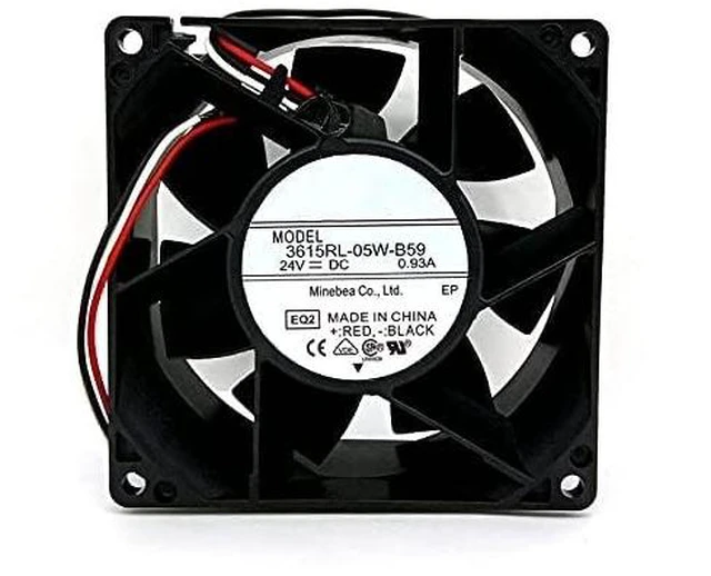 Main image of 1 PCS 3615RL-05W-B59 Fan 3615RL-05W-B59 DC24V 0.93A 92×92×38mm Cooling Fan