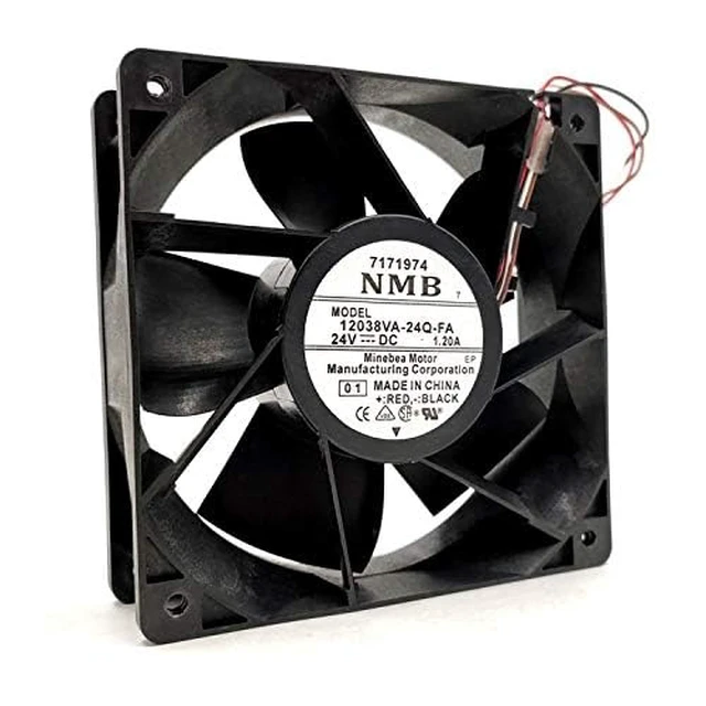 Alt view image 2 of 5 - 1 PCS 12038VA-24Q-FA 24V 1.20A 12CM 120×120×38mm Inverter Cooling Fan