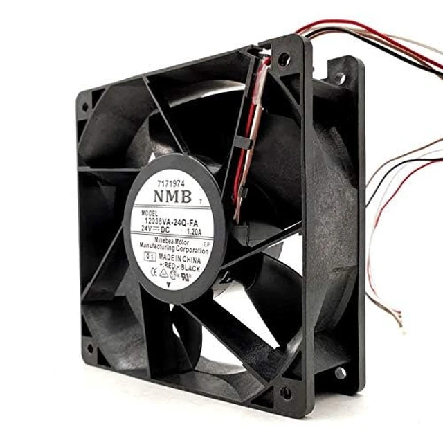 Alt view image 3 of 5 - 1 PCS 12038VA-24Q-FA 24V 1.20A 12CM 120×120×38mm Inverter Cooling Fan