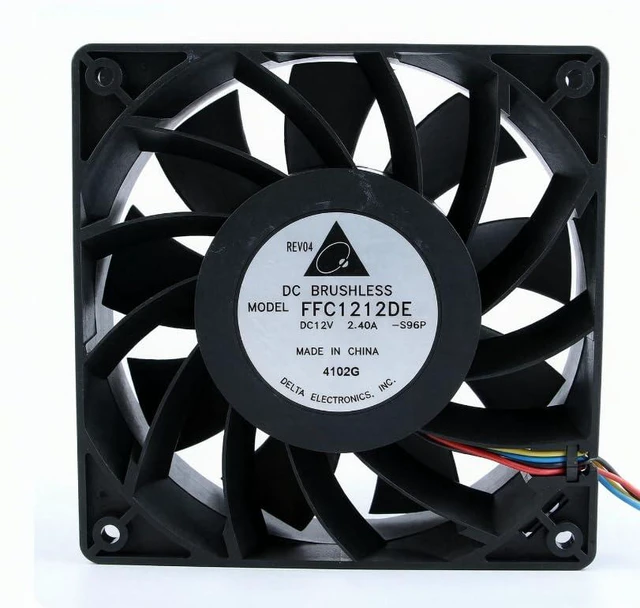 Main image of 1 Pcs FFC1212DE 12V 2.4A 120×120×25mm 4-Wire Chassis Cooling Fan