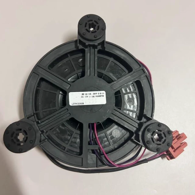 Main image of 1 Pcs ZWF-33-125 DC 12V 2.5W 1600RPM 3-Wire Refrigerator Cooling Fan