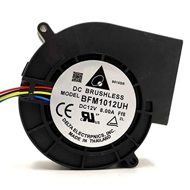 Alt view image 2 of 7 - 1 PCS BFM1012UH 12V 8.00A 97×94×33mm 4-pin Turbo Cooling Fan