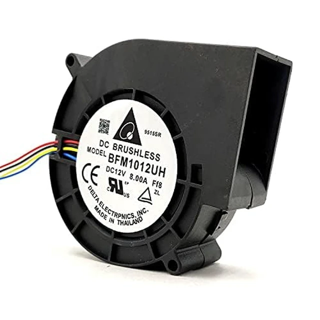 Alt view image 4 of 7 - 1 PCS BFM1012UH 12V 8.00A 97×94×33mm 4-pin Turbo Cooling Fan