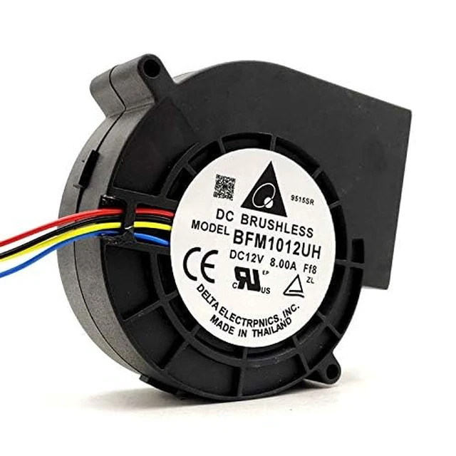 Alt view image 3 of 7 - 1 PCS BFM1012UH 12V 8.00A 97×94×33mm 4-pin Turbo Cooling Fan