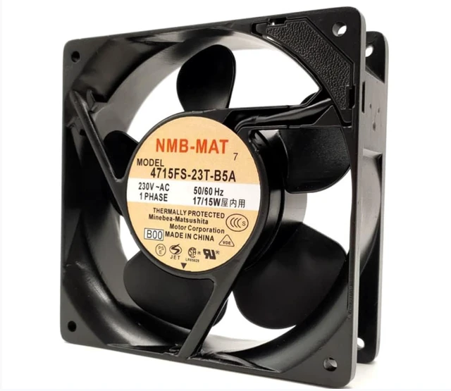 Alt view image 2 of 3 - 1 PCS 4715FS-23T-B5A 230V 17/15W 120×120×38mm Cabinet Cooling Fan