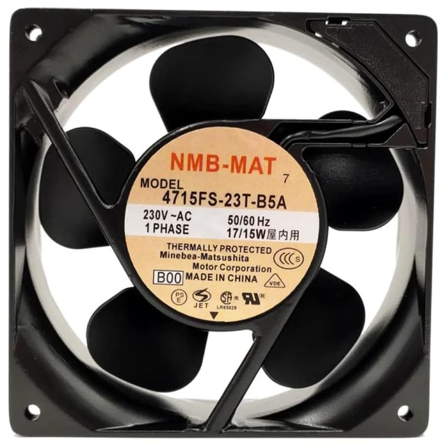 Main image of 1 PCS 4715FS-23T-B5A 230V 17/15W 120×120×38mm Cabinet Cooling Fan