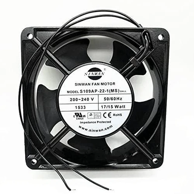 Main image of 1 PCS S109AP-22-1(MS) Fan Motor 200-240V 17/15W 12038 Cooling Fan