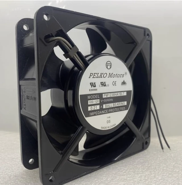 Alt view image 2 of 3 - 1 PCS PM1238HA1B-7 12038 100~120V 0.21A 120×120×38mm Cooling Fan