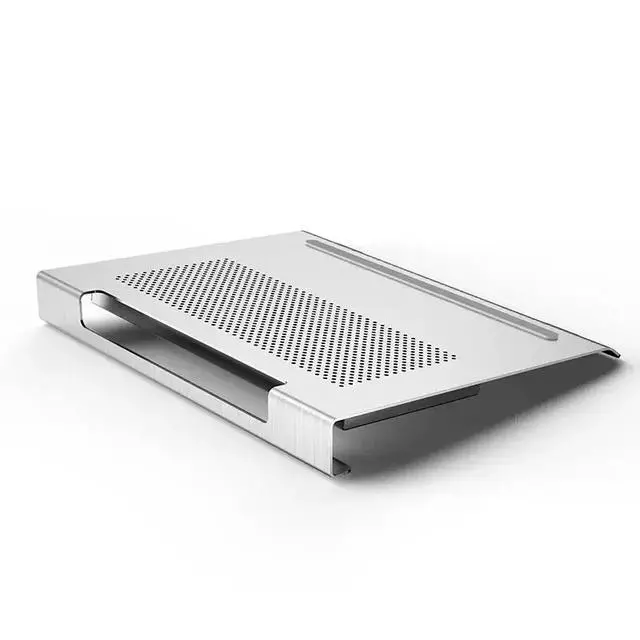 Alt view image 4 of 5 - Notebook stand bracket computer cooler 15.6-inch silent 17-inch fan aluminum fan cooling stand
