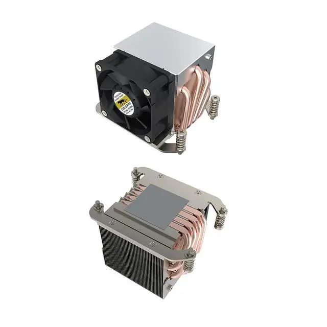 Alt view image 2 of 2 - R63-AM4/AM5 150W CPU Cooler, 4 Heat Pipes, 6800RPM PWM Fan, 67mm Low Profile for AMD AM4/AM5 Ryzen Desktop Processors