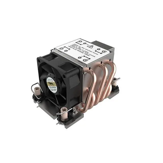 Alt view image 2 of 3 - 4189-2U-M82 300W 2U Server CPU Cooler, 5 Heat Pipes, Copper Base, 8000RPM PWM Fan, 66.3mm Height for Intel Xeon Scalable LGA4189