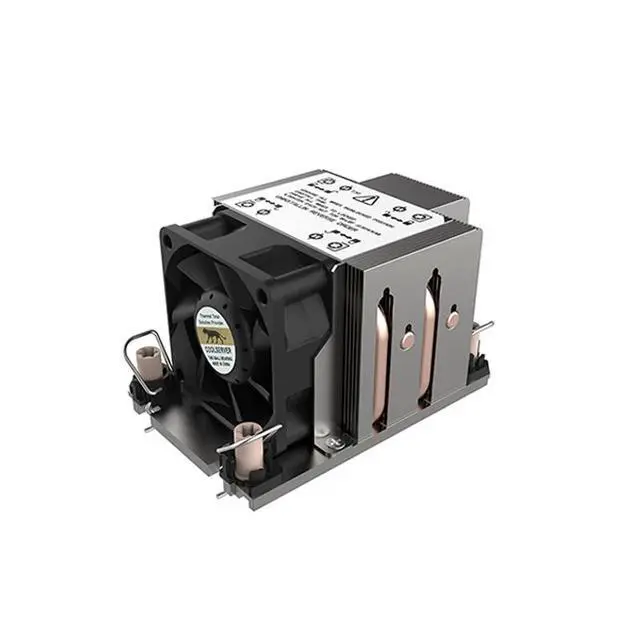 Alt view image 2 of 3 - 4189-2U-M83 270W 2U Server CPU Cooler, 4 Heat Pipes, Copper Base, 8000RPM PWM Fan, 64.5mm Height for Intel Xeon Scalable LGA4189