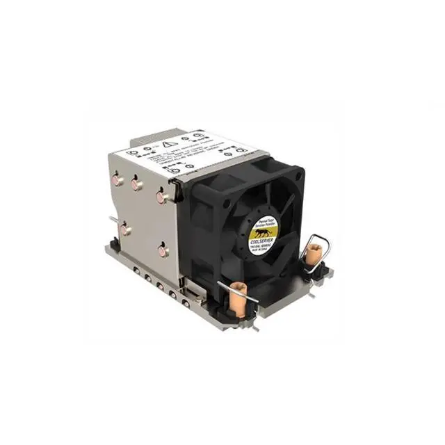 Alt view image 2 of 3 - 2U LGA4677 M82 300W Server CPU Cooler, 5 Heat Pipes, Copper Base + Copper Fins, 8000RPM PWM Fan, 65.9mm Height for Intel LGA4677
