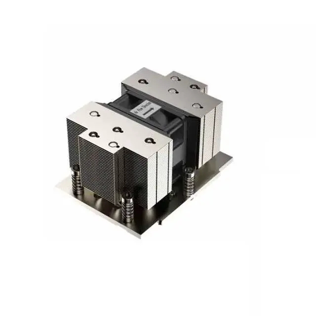Alt view image 2 of 3 - CS-SP5-2U-S87 400W Server CPU Cooler, 5 Heat Pipes, Copper Base, 11000RPM PWM Fan, 62CFM Airflow, 64.5mm Height for AMD SP5 2U