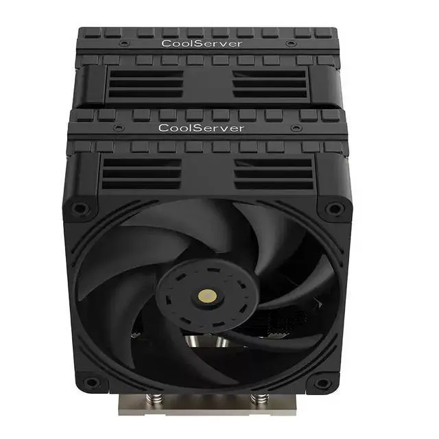 Alt view image 3 of 4 - SP5 M99 450W Tower CPU Cooler, 6 Heat Pipes, Copper Base, 120mm PWM Silent Fan, 153mm Height for AMD SP5