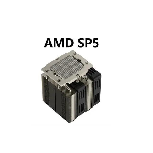 Alt view image 4 of 4 - SP5 M99 450W Tower CPU Cooler, 6 Heat Pipes, Copper Base, 120mm PWM Silent Fan, 153mm Height for AMD SP5