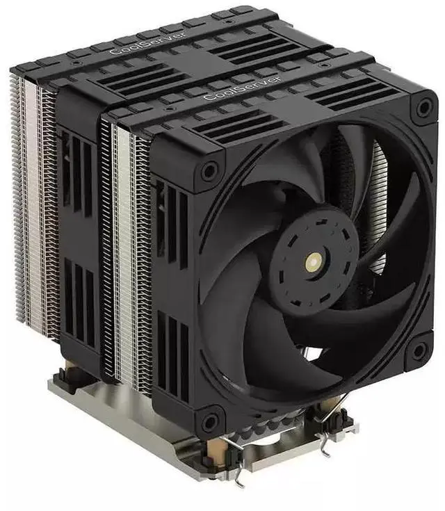 Main image of 4189 M99 450W Tower CPU Cooler, 6 Heat Pipes, Copper Base, 120mm PWM Silent Fan, 152.8mm Height for Intel LGA4189 Xeon Scalable