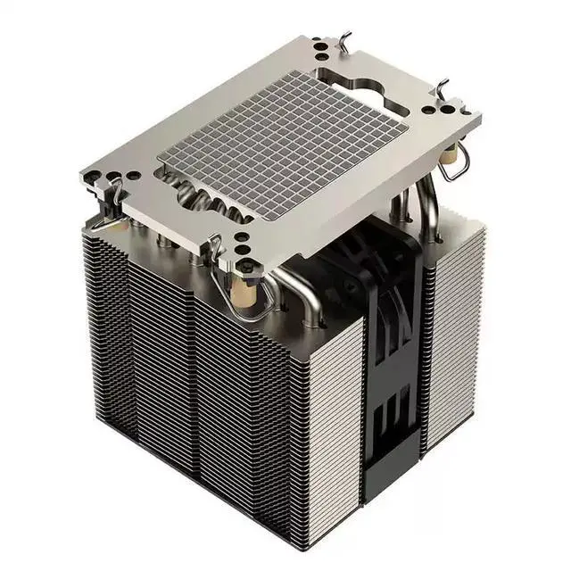 Alt view image 2 of 3 - 4189 M95PRO 400W 4U CPU Cooler, 6 Heat Pipes, Copper Base, 100mm High-Performance PWM Fan, 128CFM Airflow, 125mm Height for Intel LGA4189 Xeon Scalable