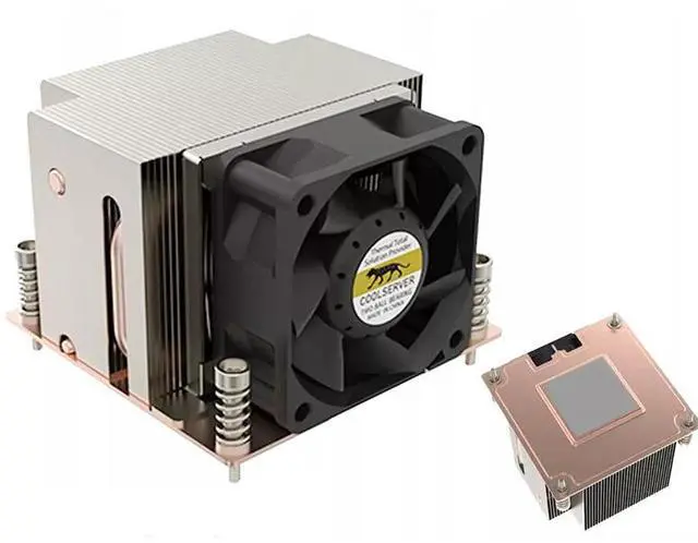 Main image of LGA1700-V15 200W Low Profile CPU Cooler, Vapor Chamber + 2 Heat Pipes, 8000RPM PWM Fan, 47CFM Airflow, 65.5mm Height for Intel LGA1700