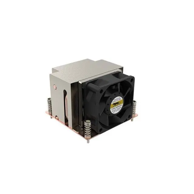 Alt view image 4 of 5 - LGA115X-V15 200W Low Profile CPU Cooler, Vapor Chamber + 2 Heat Pipes, 8000RPM PWM Fan, 47CFM Airflow, 65.5mm Height for Intel LGA1200/115X