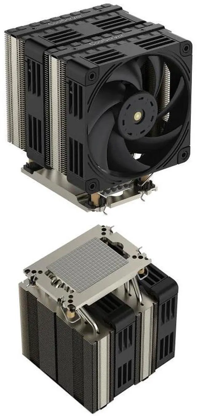 Main image of 4677-4UM99 450W Tower/4U CPU Cooler, 6 Heat Pipes, Copper Base, 120mm PWM Silent Fan, 152.8mm Height for Intel LGA4677 Xeon Scalable