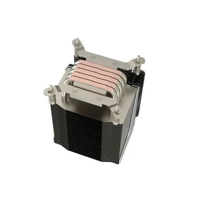 Alt view image 3 of 3 - LGA115X-R22 145W 4U CPU Cooler, 5 Heat Pipes, 90mm PWM Fan, 61CFM Airflow, 124.8mm Height for Intel LGA1200/115X