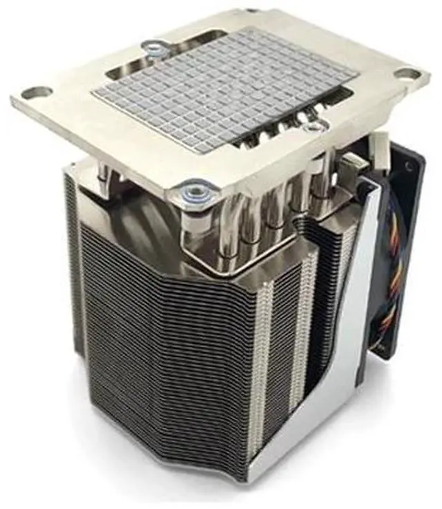 Alt view image 3 of 3 - LGA3647 R91 260W 4U CPU Cooler, 5 Heat Pipes, 90mm PWM Fan, 61CFM Airflow, 125.5mm Height for Intel LGA3647 Rectangular