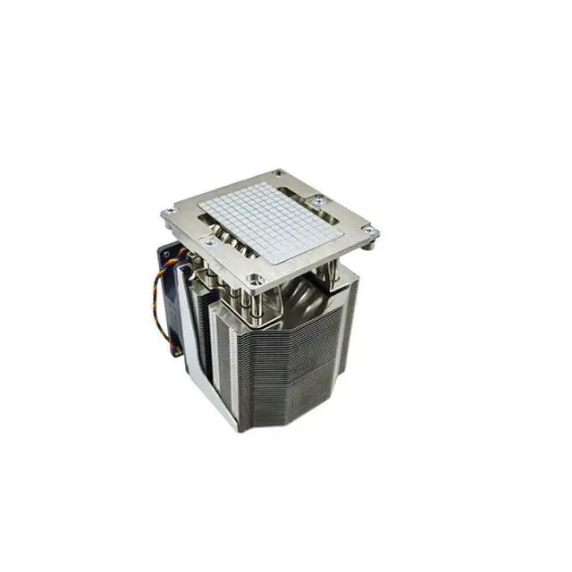 Alt view image 3 of 3 - 4U LGA3647 R92 240W CPU Cooler, 5 Heat Pipes, Copper Base + Copper Fins, 90mm PWM Fan, 64CFM Airflow, 125.5mm Height for Intel LGA3647 Square ILM