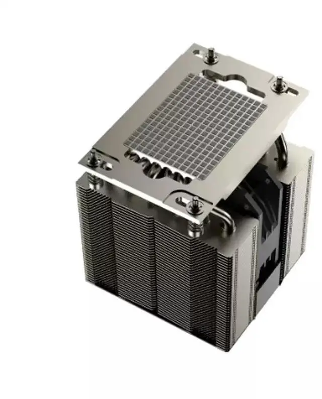Alt view image 2 of 4 - SP3 M95PRO 400W 4U CPU Cooler, 6 Heat Pipes, Copper Base, 100mm High-Performance PWM Fan, 128CFM Airflow, 125mm Height for AMD SP3 Processors