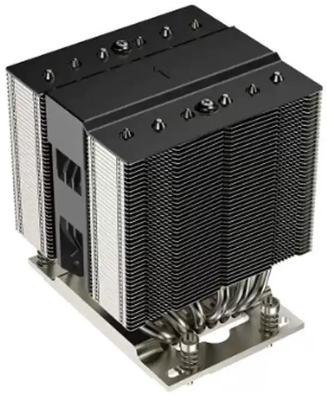 Alt view image 3 of 4 - SP3 M95PRO 400W 4U CPU Cooler, 6 Heat Pipes, Copper Base, 100mm High-Performance PWM Fan, 128CFM Airflow, 125mm Height for AMD SP3 Processors
