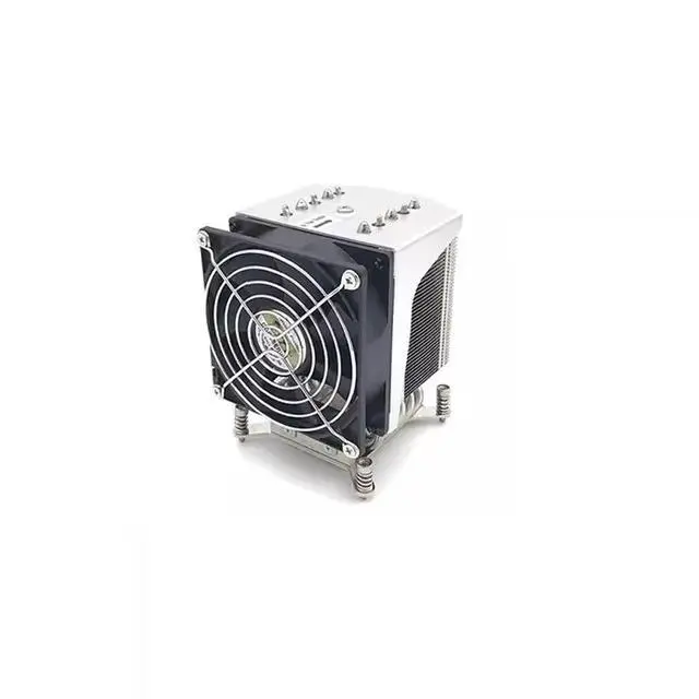 Alt view image 2 of 3 - LGA2011-R19 165W 4U CPU Cooler, 5 Heat Pipes, Copper Base, PWM Fan, 61CFM Airflow, 125.8mm Height for Intel LGA2011/2066 Square ILM