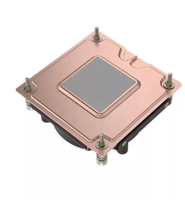 Alt view image 7 of 7 - V12 1700 125W Ultra-Thin CPU Cooler, Vapor Chamber + Copper Fins, 80mm High-Performance PWM Fan, 13.5mmHO Static Pressure, 28mm Height for Intel LGA1700/1851 (12th-14th Gen & Ultra Series) 1U/SFF Ser