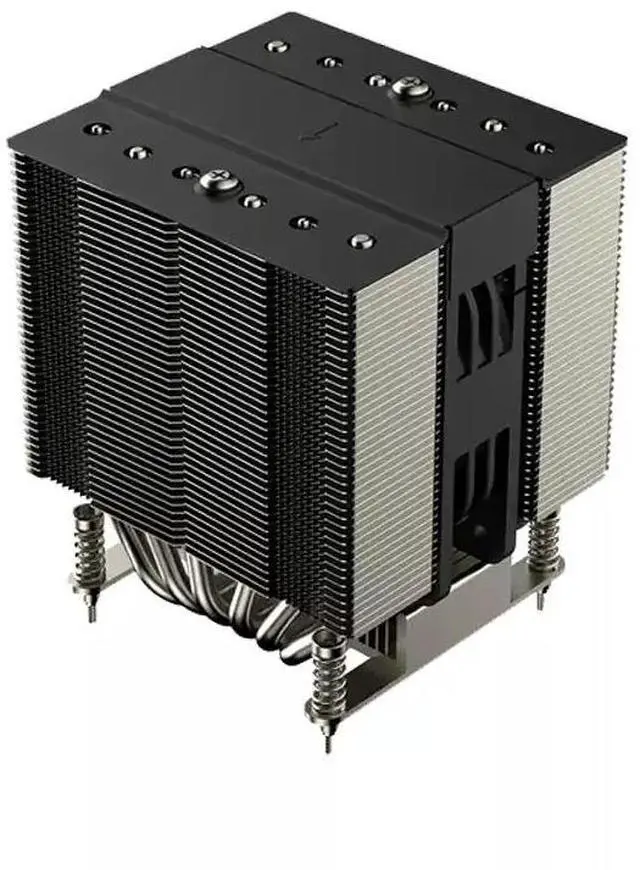 Alt view image 3 of 5 - 1700R29 270W 4U CPU Cooler, 6 Heat Pipes, Copper Base, 100mm High-Performance PWM Fan, 128CFM Airflow, 125mm Height for Intel LGA1851/1700