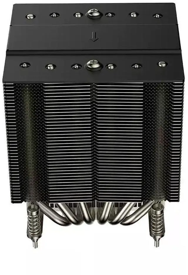 Alt view image 4 of 5 - 1700R29 270W 4U CPU Cooler, 6 Heat Pipes, Copper Base, 100mm High-Performance PWM Fan, 128CFM Airflow, 125mm Height for Intel LGA1851/1700
