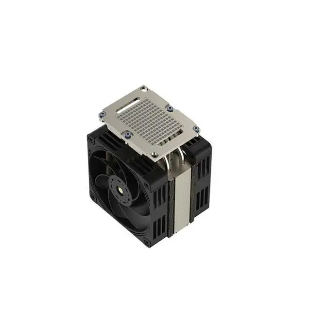 Alt view image 3 of 3 - LGA3647-R95 300W 4U CPU Cooler, 5 Heat Pipes, Copper Base, 120mm PWM Silent Fan, 73CFM Airflow, 155mm Height for Intel LGA3647 Rectangular