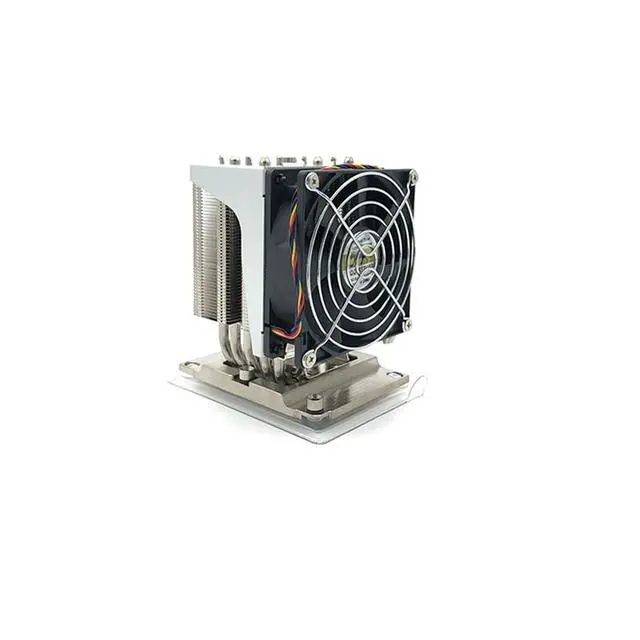 Alt view image 2 of 3 - LGA3647-4U-R91 240W 4U CPU Cooler, 5 Heat Pipes, Copper Base, 90mm PWM Fan, 61CFM Airflow, 125.5mm Height for Intel LGA3647 Rectangular