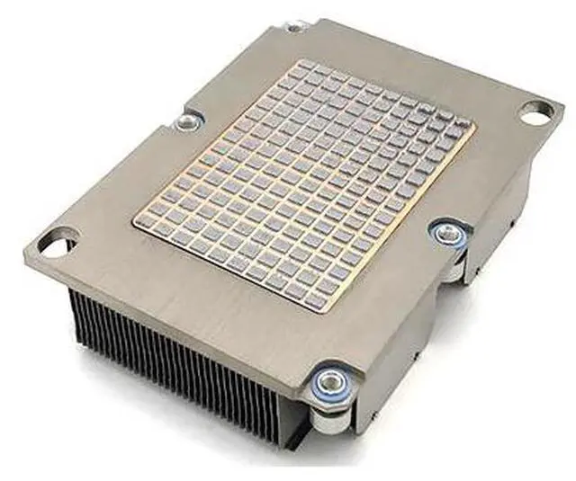 Alt view image 3 of 3 - LGA3647-1U-R77 180W 1U Passive Server CPU Cooler, 4 Heat Pipes, Copper Base, Fanless Design, 25.5mm Height for Intel LGA3647 Rectangular