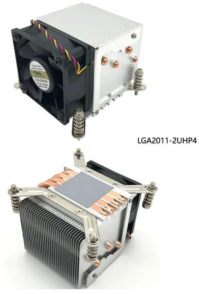 Main image of LGA2011-2UHP4 120W 2U CPU Cooler, 4 Heat Pipes, 6800RPM PWM Fan, 67mm Height for Intel LGA2011