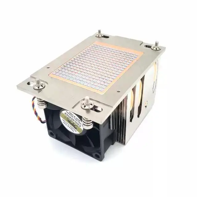 Alt view image 4 of 4 - for AMD SP3-2UP22 225W 2U Server CPU Cooler, 4 Heat Pipes, Copper Base, 6800RPM PWM Fan, 64.5mm Height for AMD Series SP3 Processors
