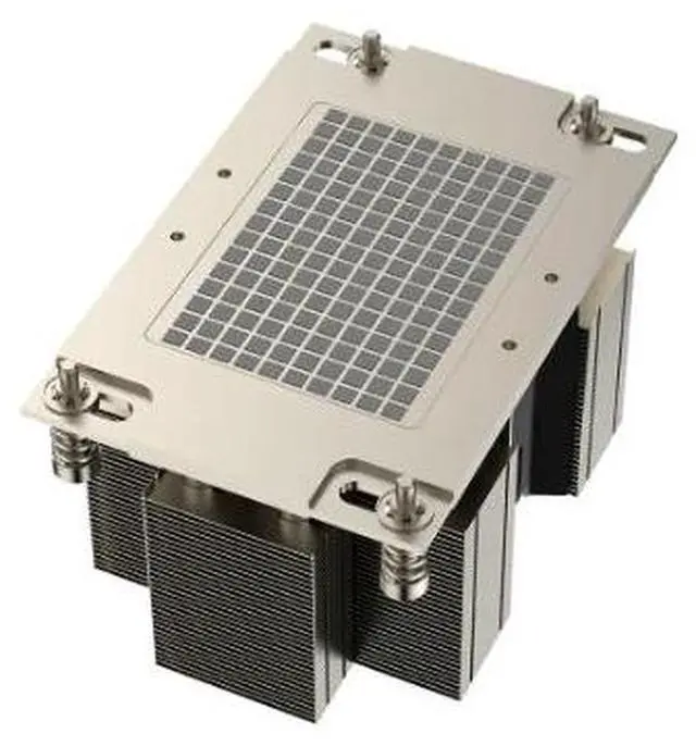 Alt view image 3 of 3 - for AMD SP3 2U M87 350W Server CPU Cooler, 5 Heat Pipes, Copper Base, 11000RPM PWM Fan, 62CFM Airflow, 64.5mm Height for AMD Series SP3 Processors