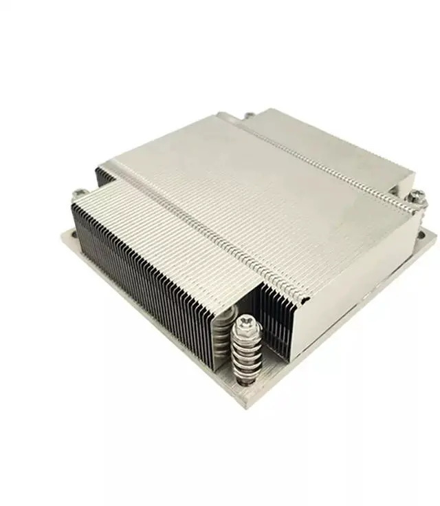 Main image of 1U1CA 115X 95W 1U CPU Cooler, Copper Base + Aluminum Fins + 1 Heat Pipe, Fanless/SFF Design, 27mm Height for Intel LGA1200/115X (LGA1150/1151/1155/1156) 1U Rackmount
