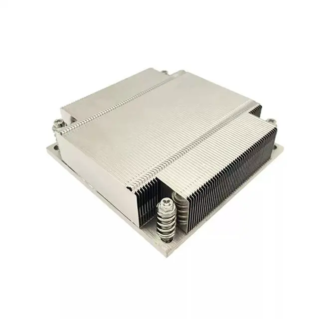 Alt view image 2 of 4 - 1U1CA 2011 95W 1U CPU Cooler, Copper Base + Aluminum Fins + 1 Heat Pipe, 27mm Height for Intel LGA2011/2066